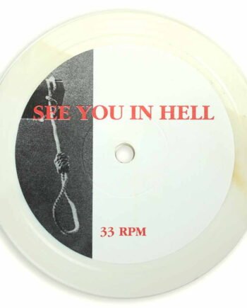 Vinyl Record Label Coaster | See You In Hell