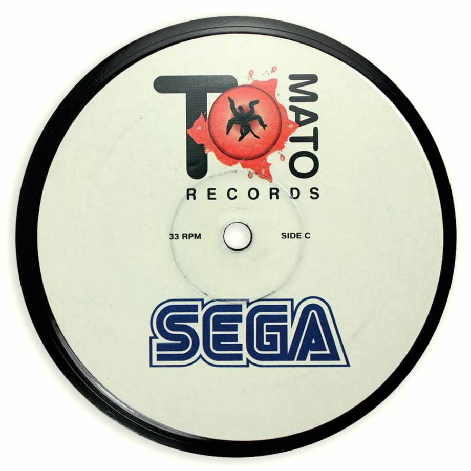 Vinyl Record Label Coaster | Sega / Tomato