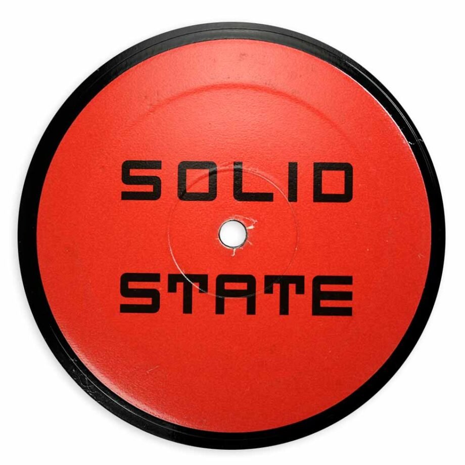 Vinyl Record Label Coaster | Solid State