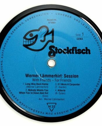 Vinyl Record Label Coaster | Stockfisch