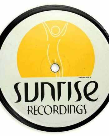 Vinyl Record Label Coaster | Sunrise Recordings