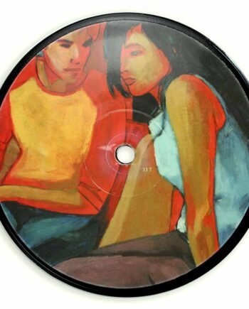Vinyl Record Label Coaster | Chillin'