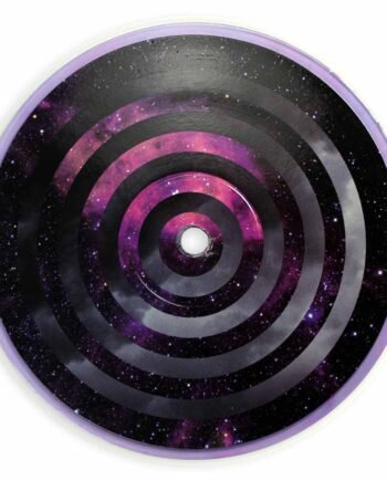 Vinyl Record Label Coaster | Violet Tremors