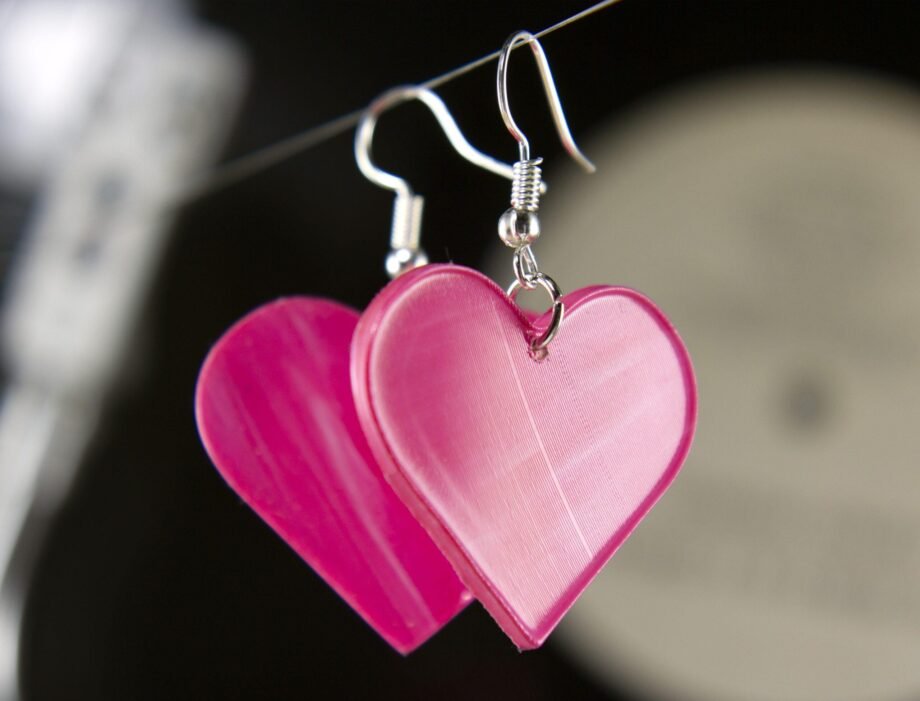 Hearts Dangle Small Earrings - GRandDesignFYI