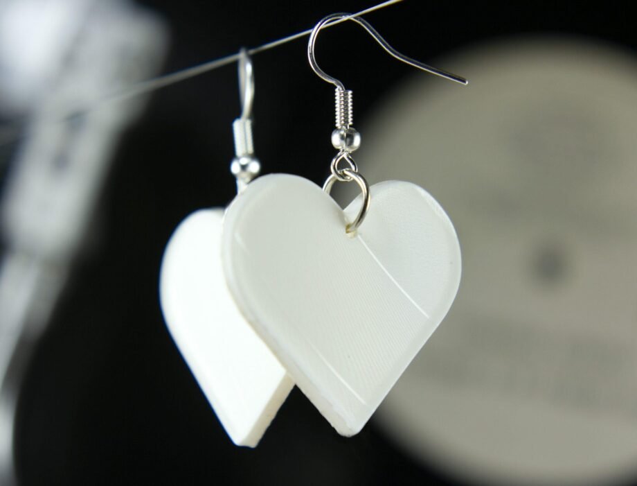 Hearts Dangle Small Earrings - GRandDesignFYI